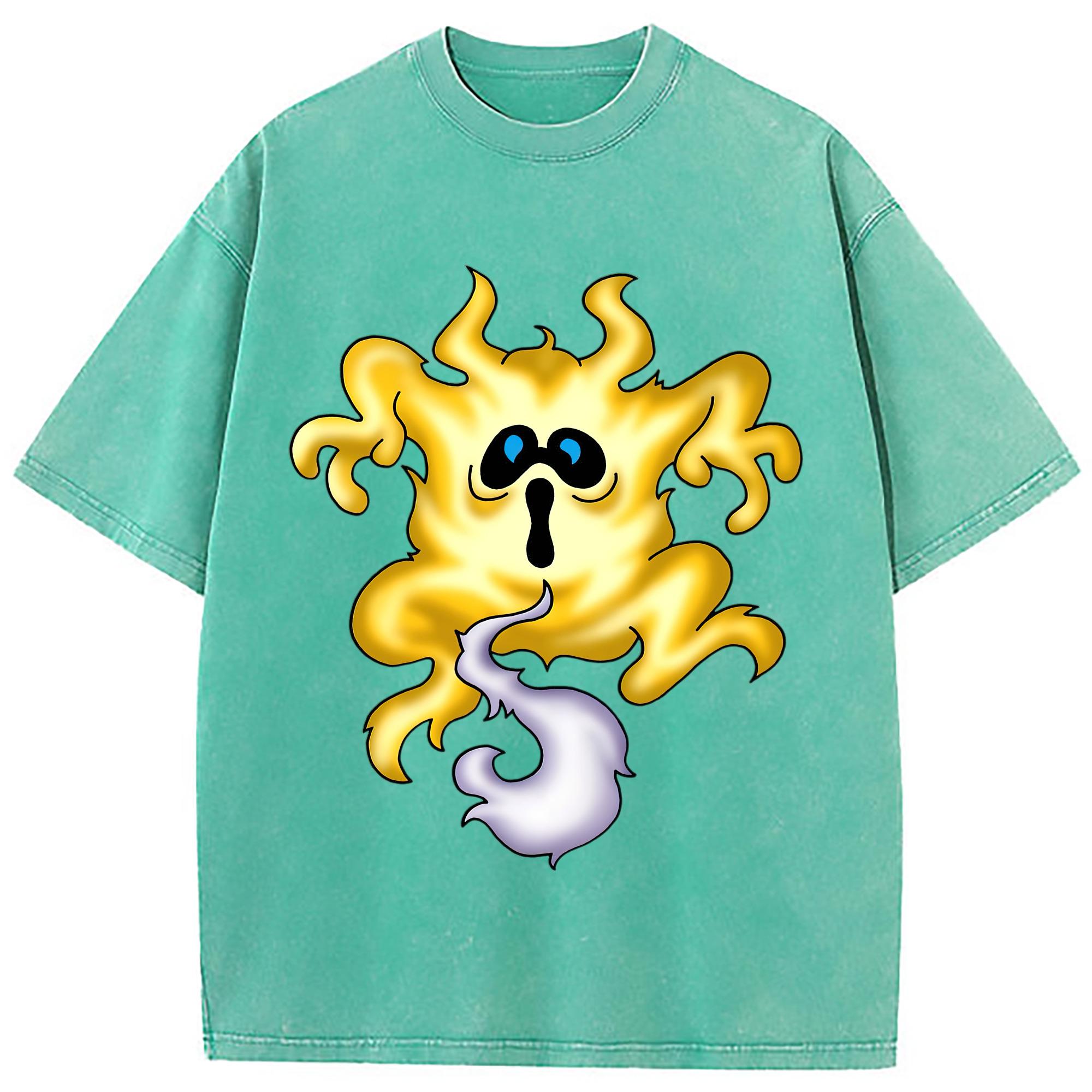 （画像用） ドラゴンクエスト Doragon Kuesuto Dragon Quest 綿100% ヴィンテージ風 半袖Tシャツ（フロントプリント）